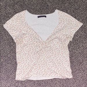 Brandy Meville Pinched Crop Top